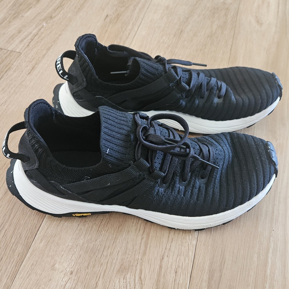 Merrell‎ Embark Lace Womens Black Sneakers Recycled Knit FloatPro - Size 11